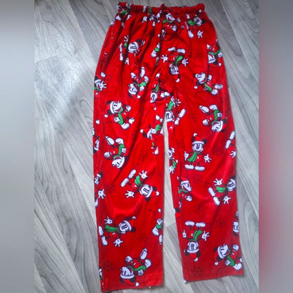 Disney's Mickey Mouse Men red sleep pants size S